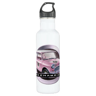 Mini Cooper S roze Waterfles