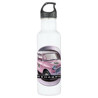 Mini Cooper S roze Waterfles