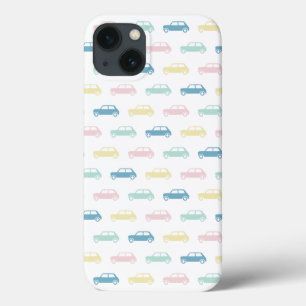 Mini Coopers on Go - Pastel iPhone 13 Hoesje