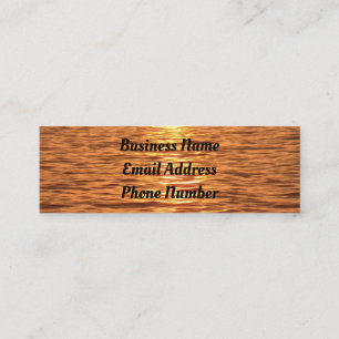 Mini Courants d'eau Carte de visite