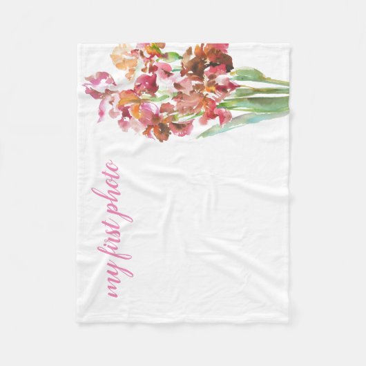 Mini couverture pour votre première photo de bébé (Devant)