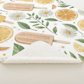 Mini couverture sherpa Citrus Popsicle – Petite (3/4)