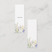 Mini Créez Votre Propre Carte de Visite Florale (Devant / Derrière)