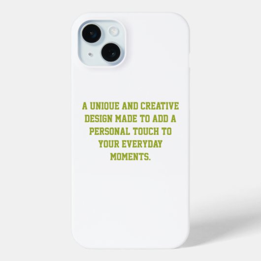Mini Créez votre propre coque iPhone 15 Plus Barely The (Verso)