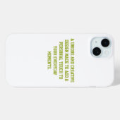 Mini Créez votre propre coque iPhone 15 Plus Barely The (Verso (horizontal))