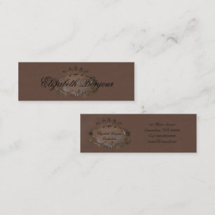 Mini Crest le carte de visite de ~/couronne royale