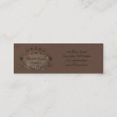 Mini Crest le carte de visite de ~/couronne royale (Dos)