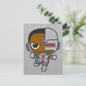 Mini Cyborg Briefkaart (Staand voorkant)