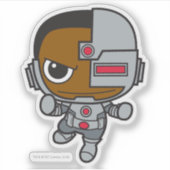 Mini Cyborg Sticker (Voorkant)