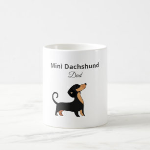 Mini Dachshund Vader Mok Cadeau voor Hond Vader
