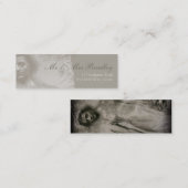 Mini Dans la femme de mémoire et le carte de visite de (Devant / Derrière)