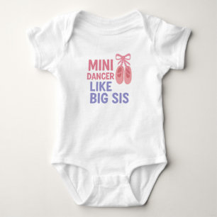 Mini danser als grote zus romper