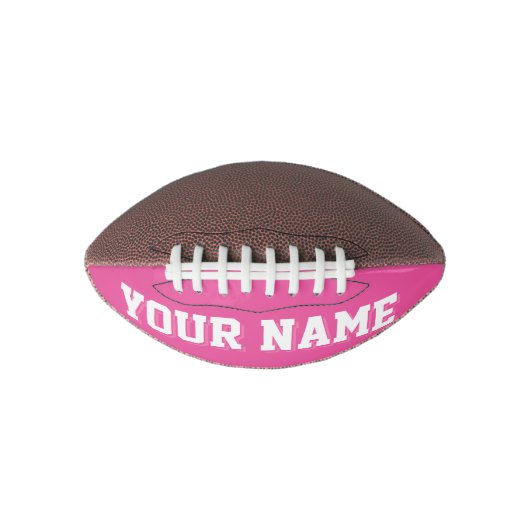 Mini DARK PINK EN WHITE, speciaal Football (Voorkant)