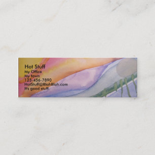 Mini de résumé carte de visite maigre maintenant