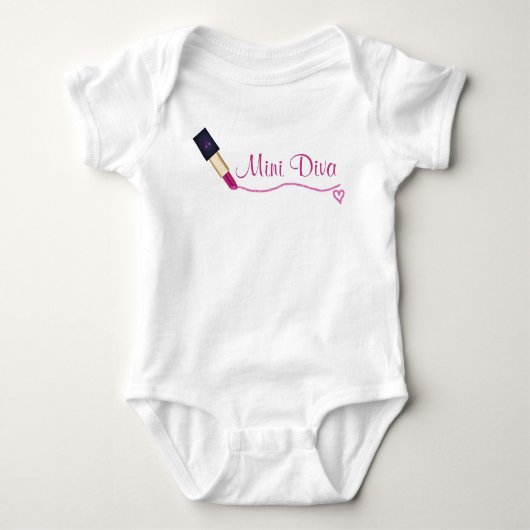 Mini Diva Bodyuit Romper (Voorkant)