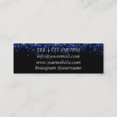 Mini DJ | Singer | Songwriter Planning Carte de visite (Dos)