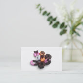 Mini Donuts Visitekaartje (Staand voorkant)