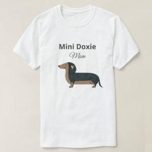 Mini Doxie Moeder T-shirt Miniatuur Wiener Cadeau