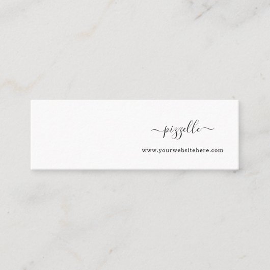 Mini Earring Display Card Mini Visitekaartje (Voorkant)