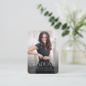 Mini Elegance Photo Graduation Invitation (Debout devant)