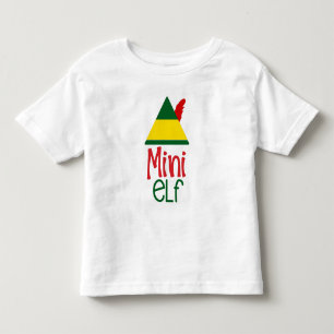 MINI Elf Peuter Kinderen Kerst Vakantie Familie Pr Kinder Shirts