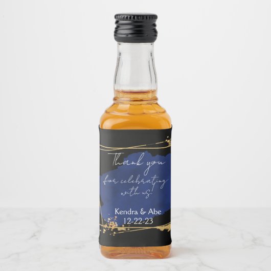 Mini étiquette bouteille pour mariage (Devant)