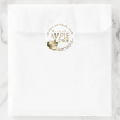 Mini Étiquette cadeau Sirop d'érable pot ou jug To (Sac)