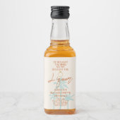 Mini étiquette de bouteille de liqueur pour enterr (Devant)