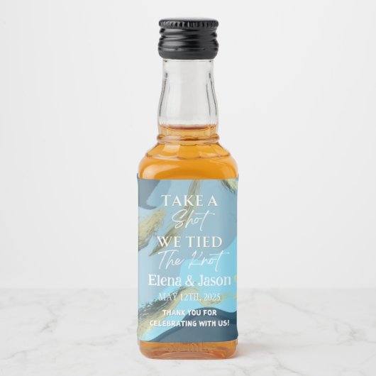 Mini Étiquette de bouteille Whiskey - Étiquette de (Devant)