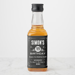 Mini Étiquette de bouteille Whiskey - Vintage Étiq