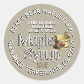 Mini Étiquette de jug avec sangle et feuille d'éra (Devant)