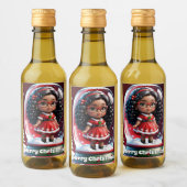 Mini Étiquette de Noël en bouteille de vin (Bouteilles)