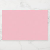 Mini Étiquette Liquor rose (Étiquettes simples)