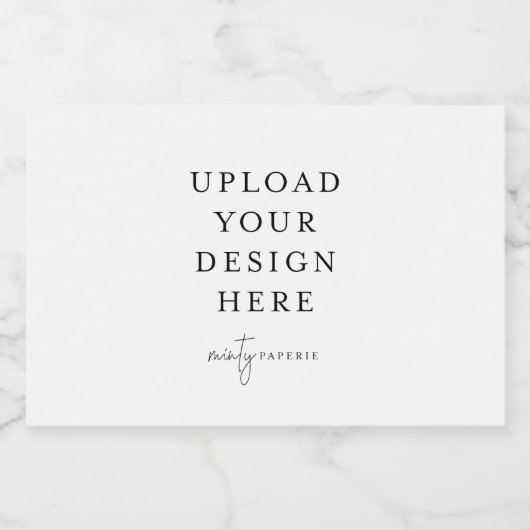 Mini Étiquettes de bouteille de liqueur 3" x 2" (s (Étiquettes simples)