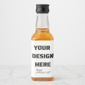 Mini Étiquettes de bouteilles de liqueur 3" x 2" (Devant)