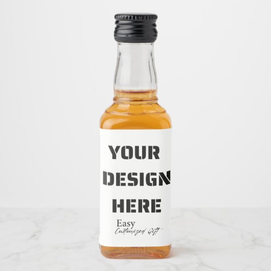 Mini Étiquettes de bouteilles de liqueur 3" x 2" (Devant)