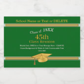 Mini Étiquettes de bouteilles de vin pour Réunion  (Étiquettes simples)