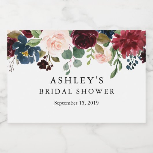 Mini Étiquettes de vin mousseux - Collection SIENN (Étiquettes simples)