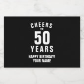 Mini Étiquettes Liquor Bottle personnalisés pour 5 (Étiquettes simples)