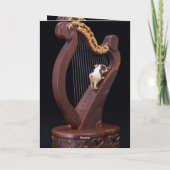Mini Explorer Harp Greeting Card Kaart (Achterkant)