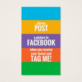 Mini-Facial Instructie Kaart