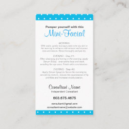 Mini-Facial-kaart Visitekaartje