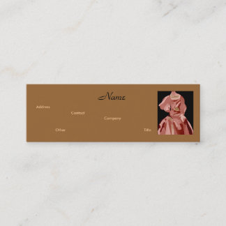 Mini Fashion Designer Neutral IV Carte de visite