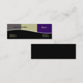 Mini Faux Carte de visite (Devant / Derrière)
