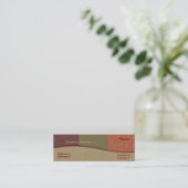 Mini Faux Carte de visite (Debout devant)