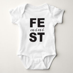 mini feminist romper