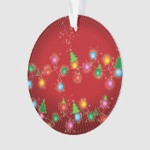 Mini feu d'arbre de Noël étincelant Photo de vacan (devant)