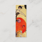 Mini Fille de natation - carte de visite mince (Devant)