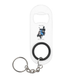 Mini flesopener met sleutelhanger flessenopener