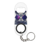 Mini flesopening met Sleutelhanger Mini Flessenopener (Achterkant)